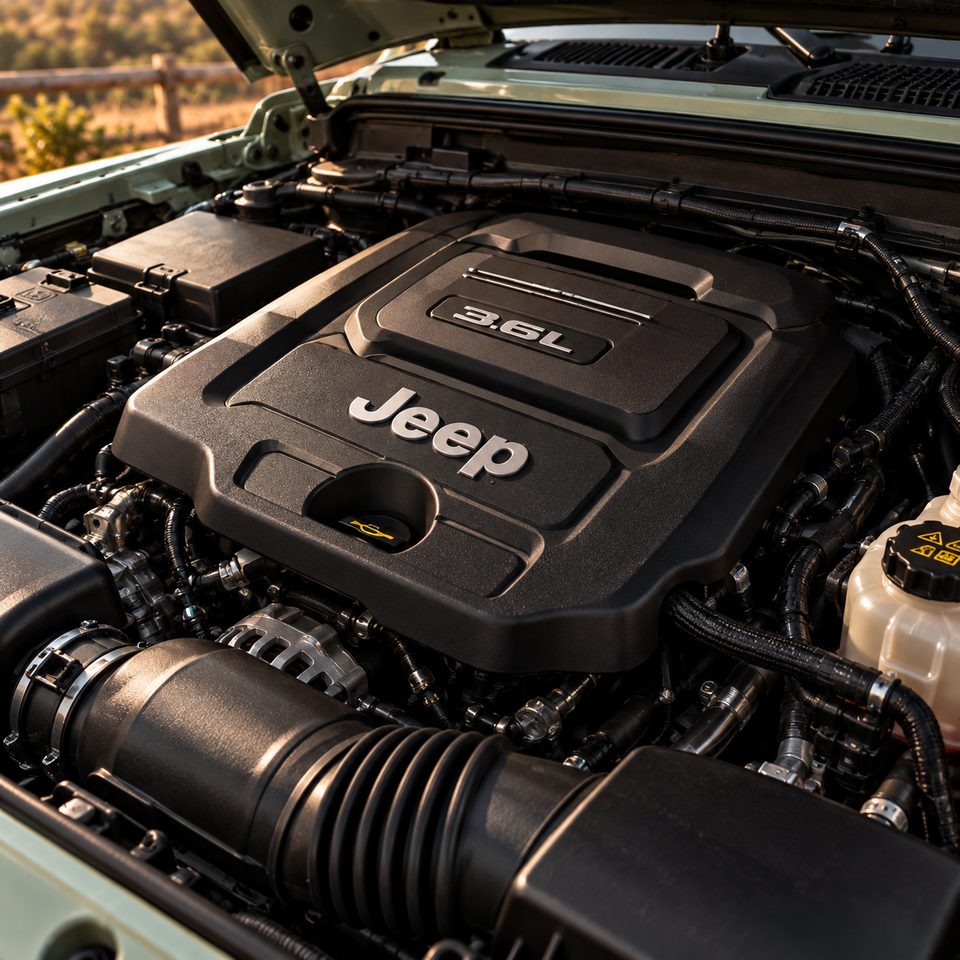 Jeep Wrangler engine