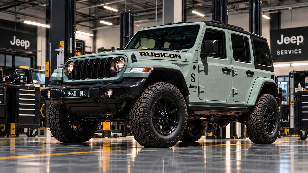 SS Performance Rubicon at the official Jeep workshop